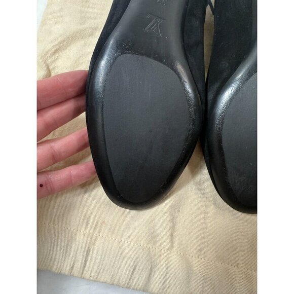 Louis Vuitton Black Suede Revival Ballet Flats Size 37 - Picture 12 of 16